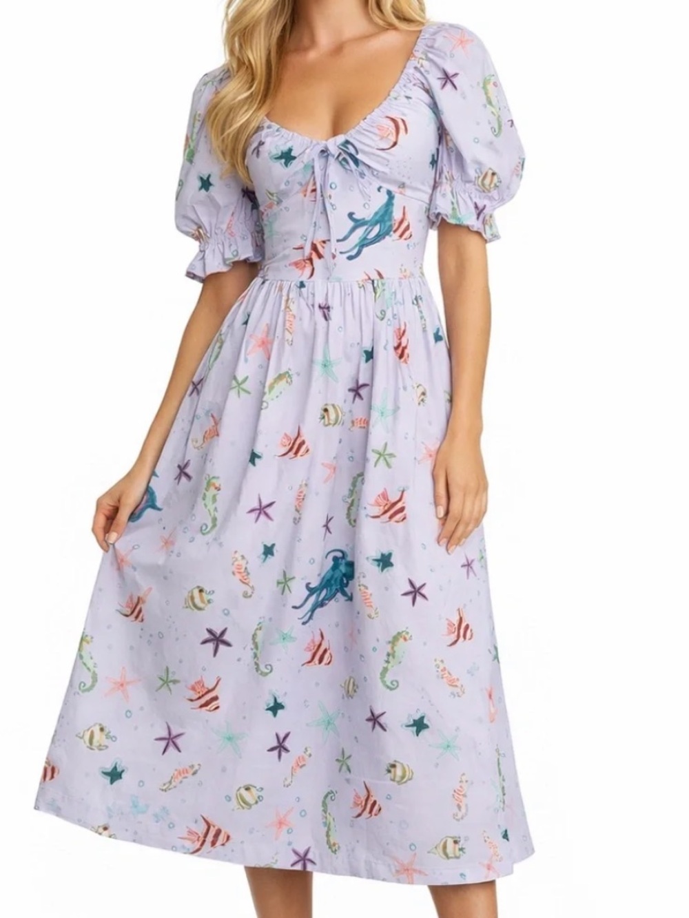 HILL HOUSE Ophelia Midi Dress - Picture 3 of 8